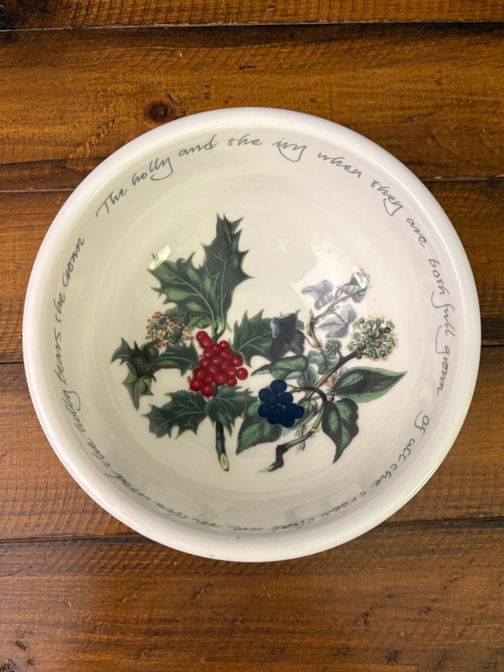 Portmeirion The Holly & The Ivy Individual Salad/Serving Bowl Discontinued